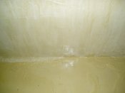 laminated concrete surface
